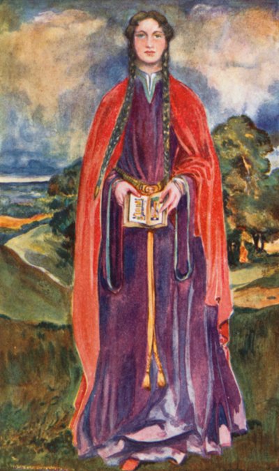 Egy nő I. Henrik idejében 1100-1135 alkotó: Dion Clayton Calthrop