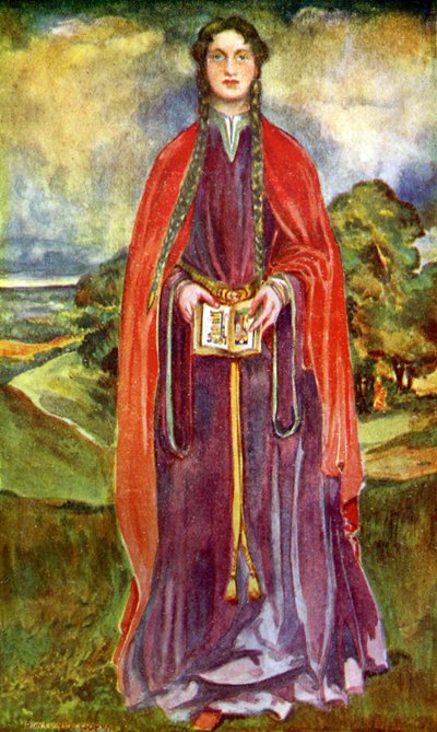 Női jelmez I. Henrik uralkodása idején alkotó: Dion Clayton Calthrop