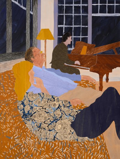 Chopin a trópusokon (kollázs) alkotó: Dione Verulam