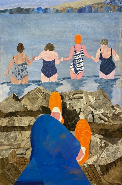 Nagyik (kollázs) alkotó: Dione Verulam