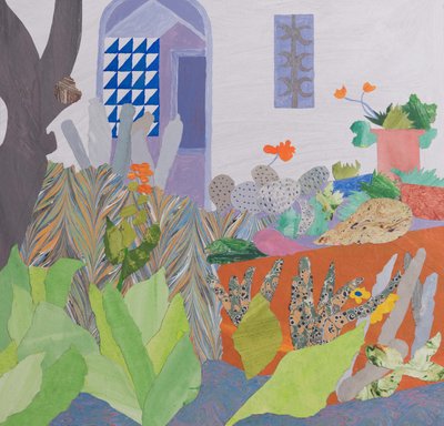 Elszigeteltség a Paradicsomban (kollázs) alkotó: Dione Verulam