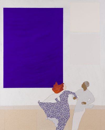 Klein inspirálja a táncot, 2020 (kollázs) alkotó: Dione Verulam