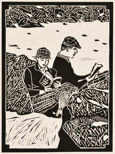 Az év hónapjai: (linómetszet) alkotó: Dione Verulam