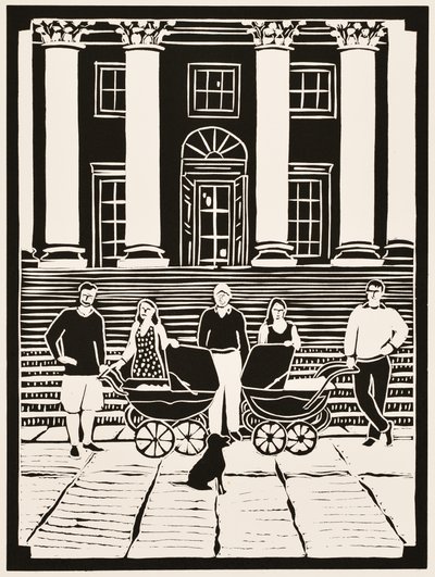 Az év hónapjai: (linómetszet) alkotó: Dione Verulam