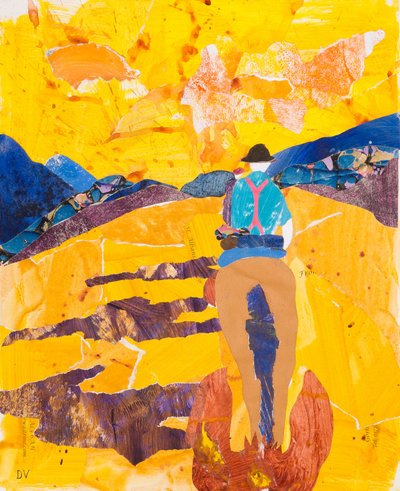 A nap maradékai, Pireneusok, 2016 (kollázs) alkotó: Dione Verulam