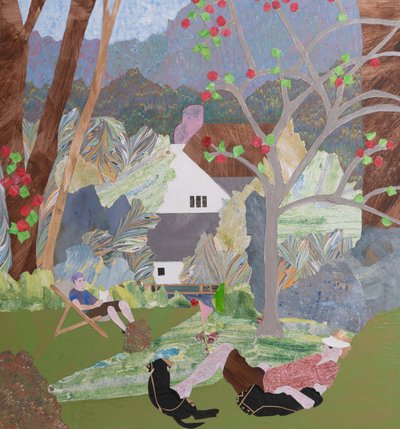 Szeptemberi üdülés, 2023 (kollázs) alkotó: Dione Verulam