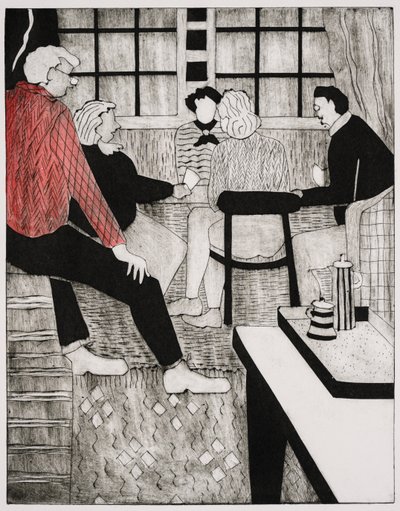 A Híd tanár (kollázs) alkotó: Dione Verulam