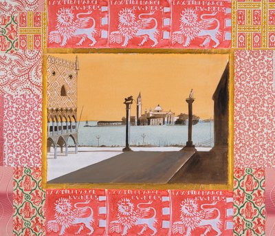 Velence, Szent Márk (akvarell és tus) alkotó: Dione Verulam