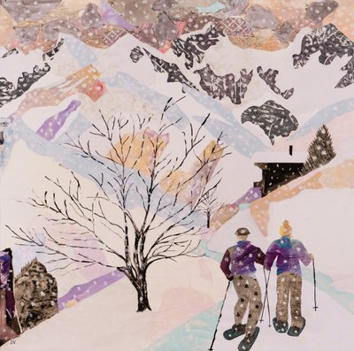 Walking to Lunch, 2015 (kollázs) alkotó: Dione Verulam