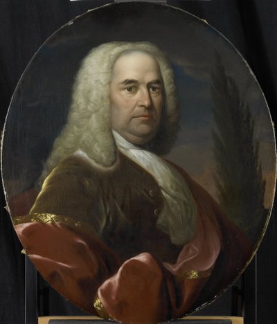 Hugo du Bois, a Holland Kelet-Indiai Társaság rotterdami kamara igazgatója, 1734-ben megválasztott portréja alkotó: Dionys van Nijmegen