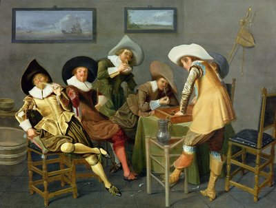 Cavalierek egy kocsmában alkotó: Dirck Hals