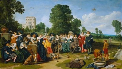 A Fête champêtre alkotó: Dirck Hals