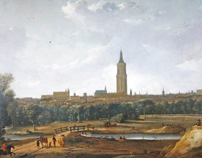 Kilátás Hágára (olaj, vászon) alkotó: Dirck Verhaert