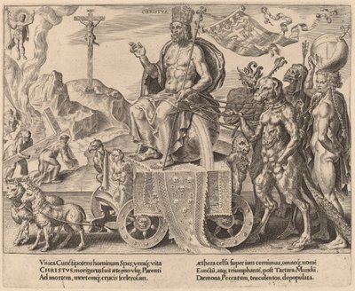 Krisztus diadala alkotó: Dirck Volckertz Coornhert after Maerten van Heemskerck