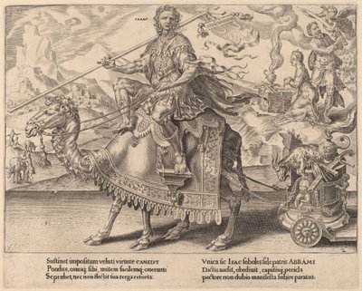 Izsák diadala alkotó: Dirck Volckertz Coornhert after Maerten van Heemskerck