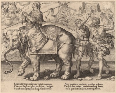 Szent István diadala alkotó: Dirck Volckertz Coornhert after Maerten van Heemskerck