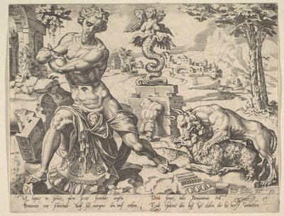 Benjamin, A tizenkét pátriárka című sorozatból, 1550. alkotó: Dirck Volkertsen Coornhert