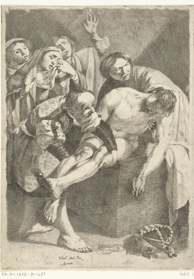 Krisztus temetése alkotó: Dirck van Baburen (attributed to)