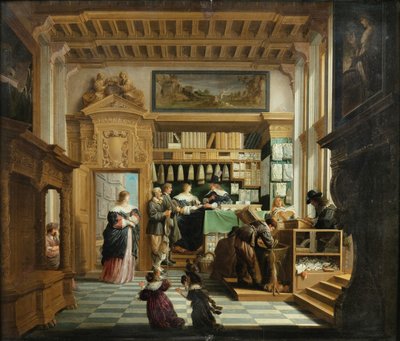 Az ügyvédi kabinet alkotó: Dirck van Delen