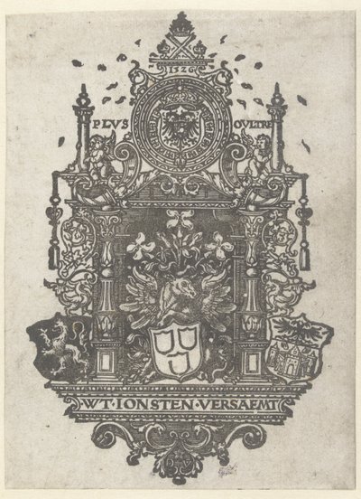Az antwerpeni Szent Lukács céh címere, 1526 alkotó: Dirk Jacobsz Vellert