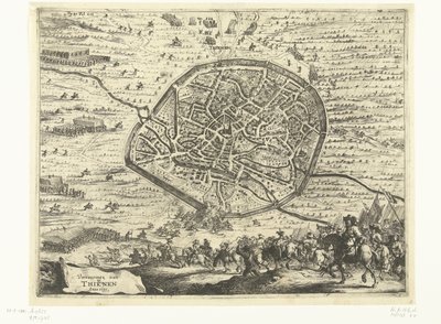 Tienen meghódítása, 1635 Thienen meghódítása Anno 1635 (cím a tárgyon) alkotó: Dirk Stoop