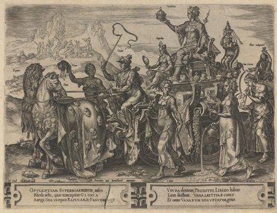 A gazdagság diadala, 1564 alkotó: Dirk Volkertsz. Coornhert