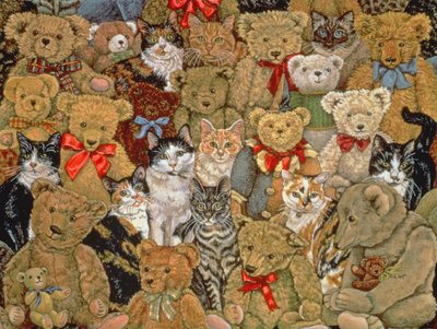 Tedcats, 1997 (akril a panelen) alkotó: Ditz