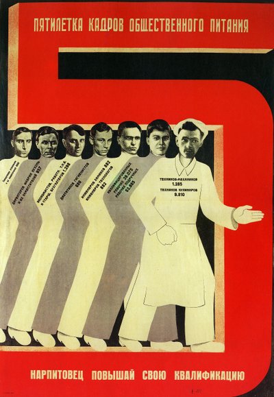 A közétkeztetés ötéves terve alkotó: Dmitri Anatolyevich Bulanov
