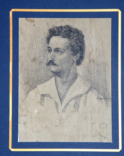 Szergej Krivcov dekabrista portréja 1802-1864 alkotó: Dmitri Petrovich Oznobishin