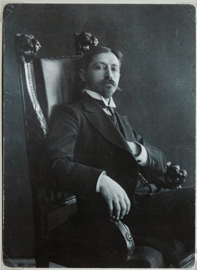 Ivan A. Bunin szerző portréja 1870-1953, 1909 alkotó: Dmitri Spiridonovich Zdobnov