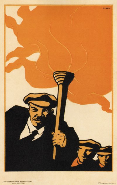 Lenin, 1919 alkotó: Dmitriy Stakhievich Moor