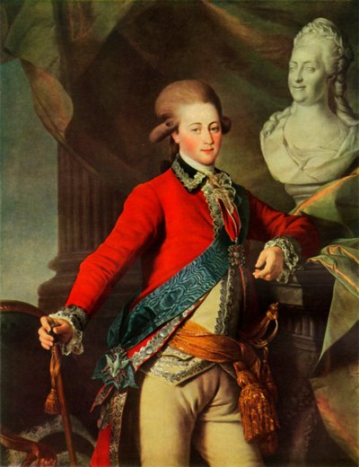 Alexandr Dmitrievich Lansky portréja, 1782, 1965. alkotó: Dmitri Grigorievich Levitsky