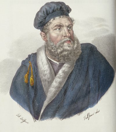 Portrait of Marco Polo alkotó: Dolfino