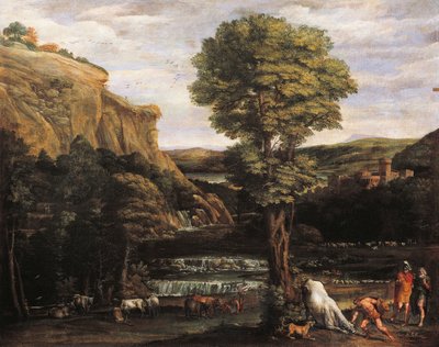 Herkules Acheloussal harcoló táj bikává változott alkotó: Domenichino (1581 1641)
