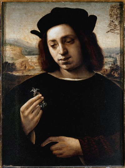 Aranyként ismert férfi portréja – olaj, vászon alkotó: Domenico Ghirlandaio