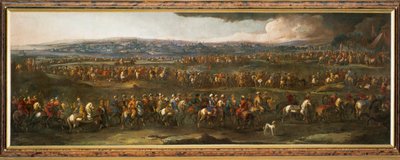 A törökök Konstantinápoly előtt (festmény, vászon) alkotó: Domenico (1612-75) Gargiulo