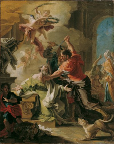 Szent Prokopiusz mártíromsága alkotó: Domenico Antonio Vaccaro