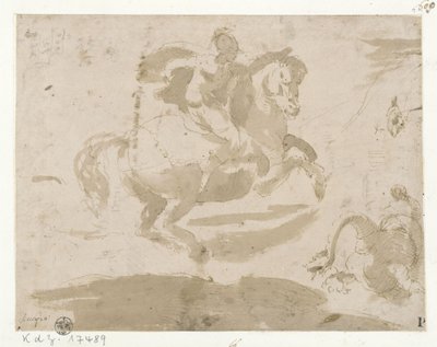 Szent György sárkányharca alkotó: Domenico Beccafumi