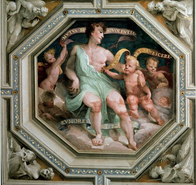 Kölcsönös jóindulat vagy egyetértés (Reciproque benevolence vagy concord). Domenico Beccafumi (1486-1551) festménye alkotó: Domenico Beccafumi