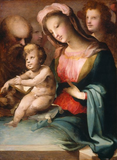 A Szent Család angyalokkal, c. 15451550. alkotó: Domenico Beccafumi
