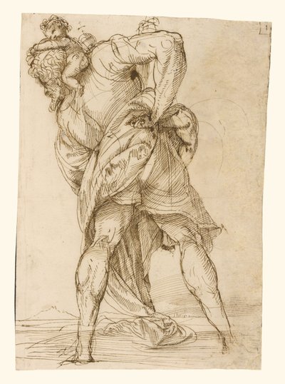 Szent Kristóf alkotó: Domenico Campagnola