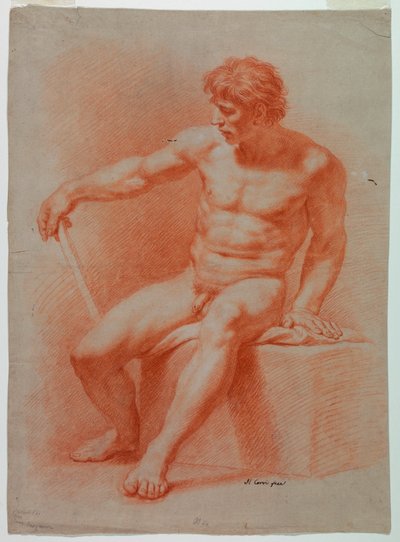 Rajz, akt alkotó: Domenico Corvi
