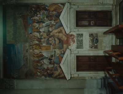 Szent Antoninus testének körmenete, 1589 (frézo) alkotó: Domenico Cresti