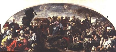 Az ötezrek etetése alkotó: Domenico Fetti or Feti
