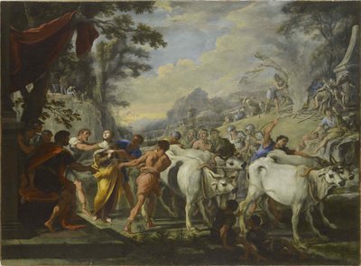 Szent Lucia vértanúsága, 1640-1650. alkotó: Domenico Gargiulo