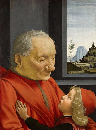 Olasz: Ritratto di vecchio con nipote Egy öregember és az unokája alkotó: Domenico Ghirlandaio
