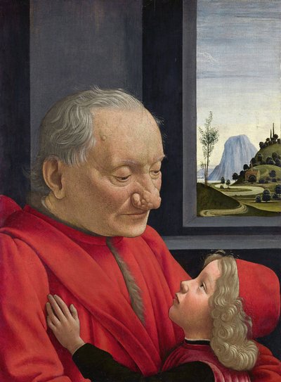 Olasz: Ritratto di vecchio con nipote Egy öregember és az unokája alkotó: Domenico Ghirlandaio