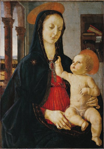 Madonna és gyermeke ... alkotó: Domenico Ghirlandaio