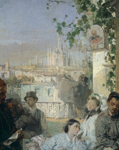 Hírek a villafrancai békéről, Domenico Induno, részlet alkotó: Domenico Induno