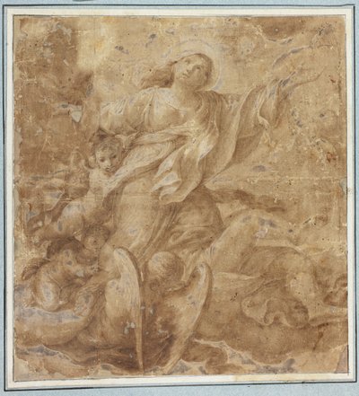Szűz mennybemenetele alkotó: Domenico Maria Canuti